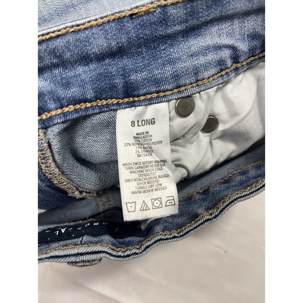 AÉROPOSTALE Super High Rise Jegging Women's Size 8 Distressed Ripped Denim - Picture 4 of 11
